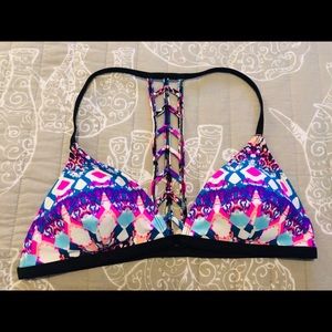 LA Hearts bikini top